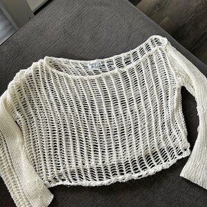 Princess Polly Cream Knit Sweater